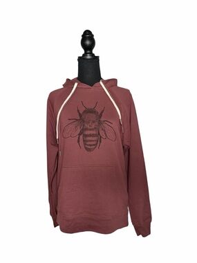 Women’s Maroon Bee Graphic Hoodie Sweatshirt